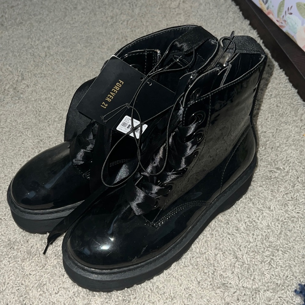 Black FashionNova Boots